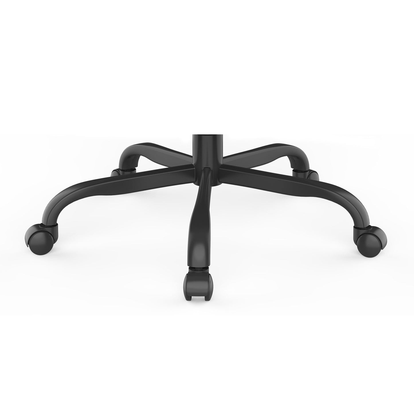 HISKC Armless-Office Desk Chair with Wheels: Fabric Cross Legged Wide Chair,Comfortable Adjustable Swivel Computer Task Chairs for Home,Office,Make Up,Small Space,Bed Room,Beige